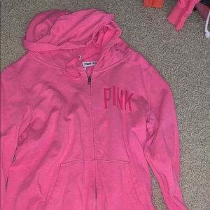 PINK ZIP UP